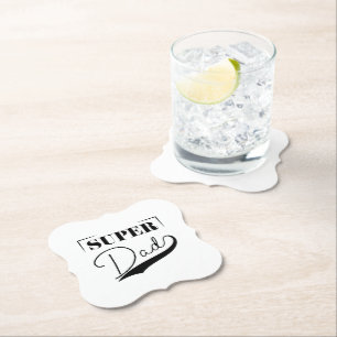 Super Dad Paper Coaster