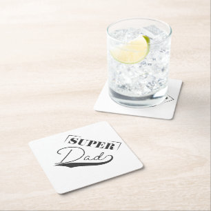 Super Dad Paper Coaster