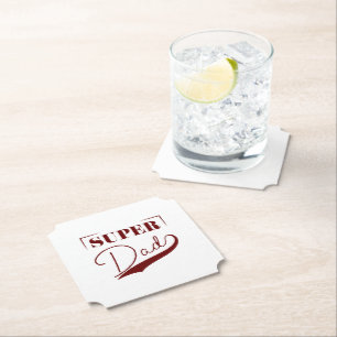 Super Dad Paper Coaster