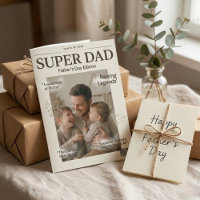 Super Dad Personalised Father’s Day Card – Custom