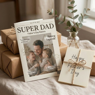 Super Dad Personalised Father’s Day Card – Custom 