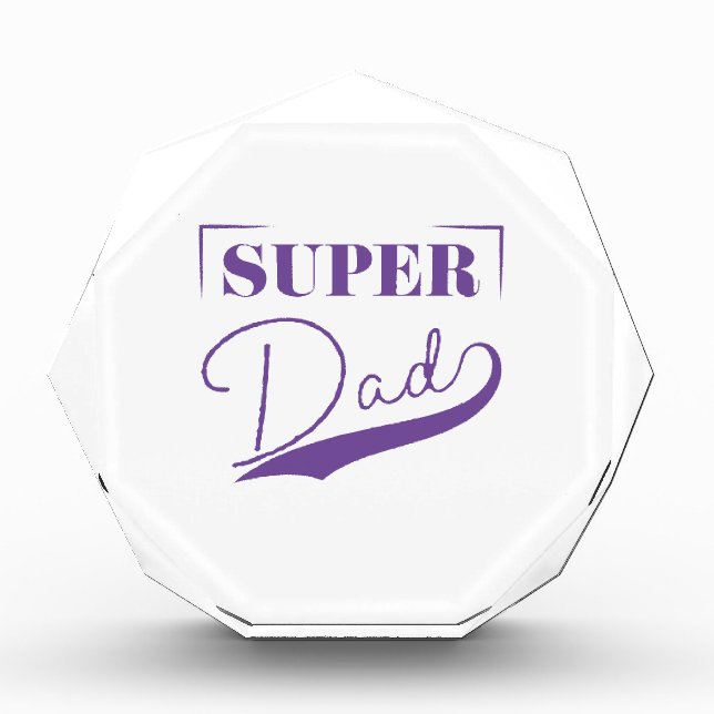 Super Dad Photo Block (Front)