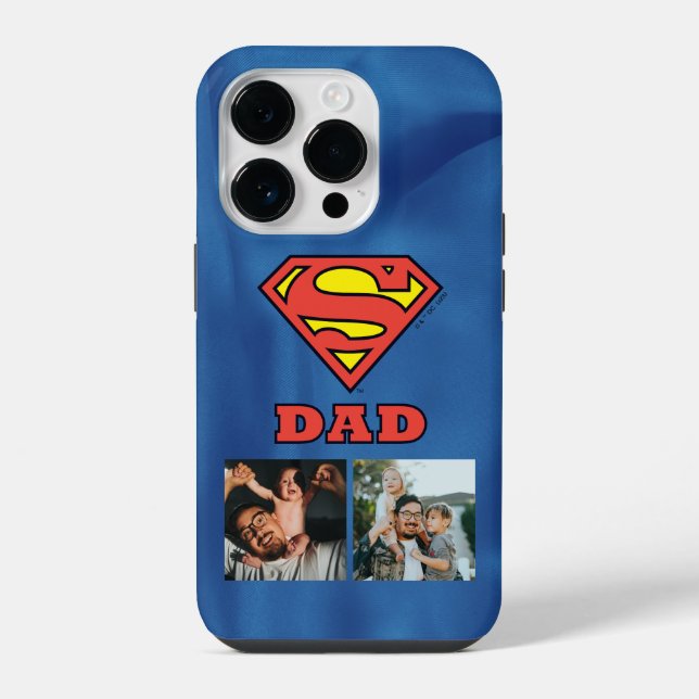 Super Dad Photo Template iPhone Case (Back)