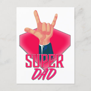 Super DAD Postcard