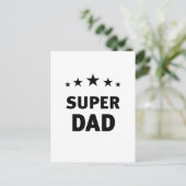 Super Dad Postcard (Standing Front)