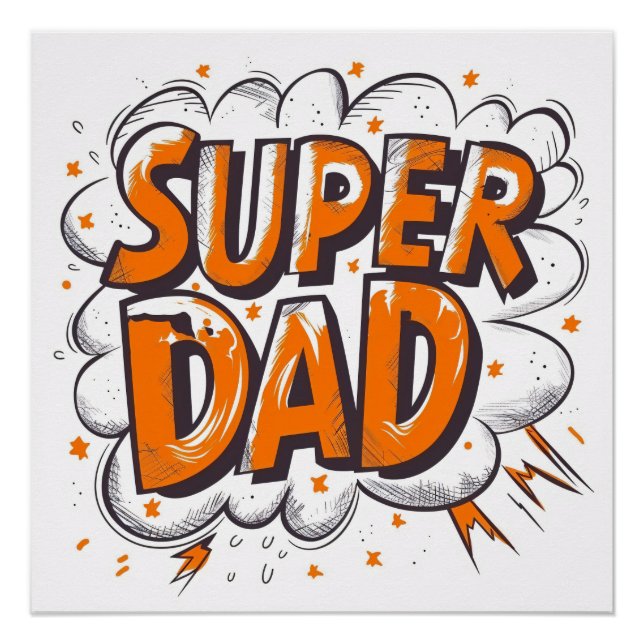 Super Dad poster (Front)