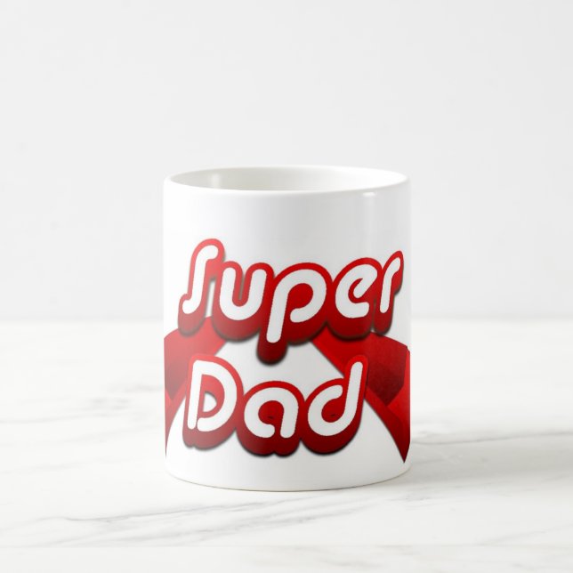 Super Dad Red Mug (Center)