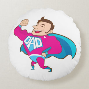 SUPER DAD ROUND CUSHION