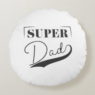 Super Dad Round Cushion