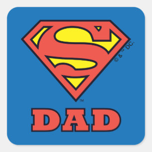Super Dad Square Sticker