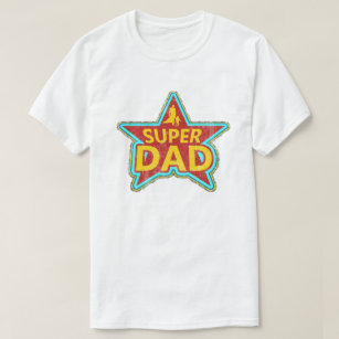 Super Dad Star T-Shirt