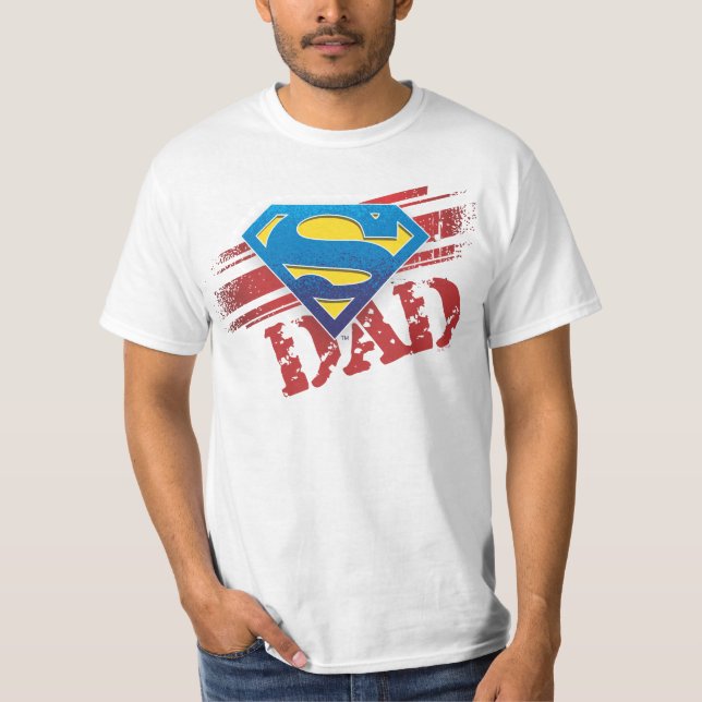Super Dad Stripes T-Shirt (Front)