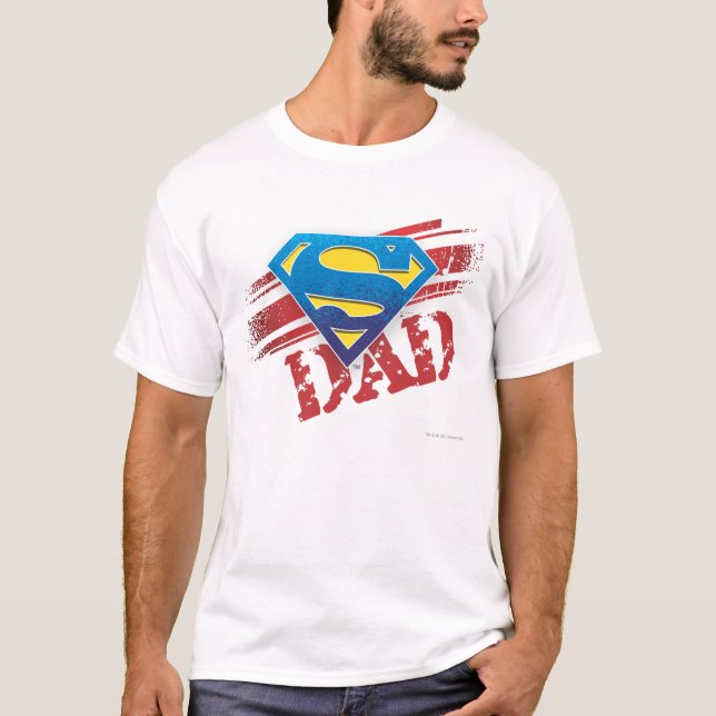 Super Dad Stripes T-Shirt (Front)