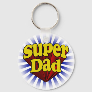 Super Dad, Superhero Red/Yellow/Blue Key Ring