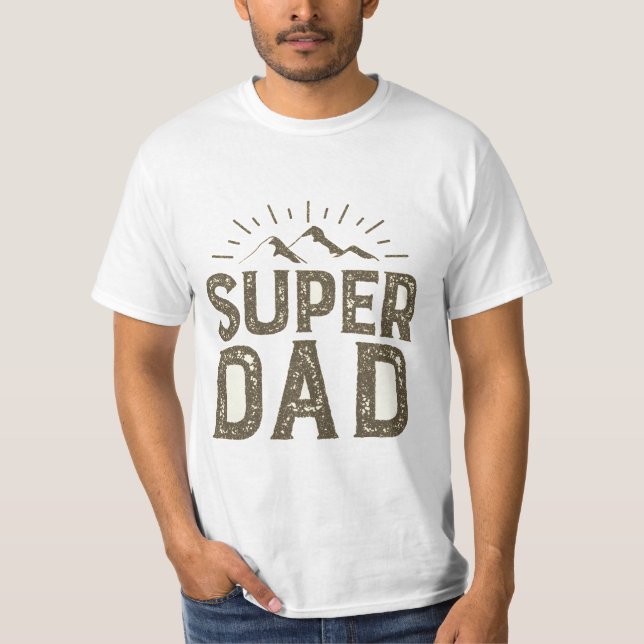 Super  Dad T-Shirt (Front)