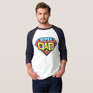 Super Dad – The Ultimate Hero Raglan T-Shirt