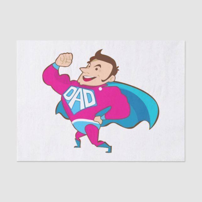 SUPER DAD TISSUE PAPER (Front)