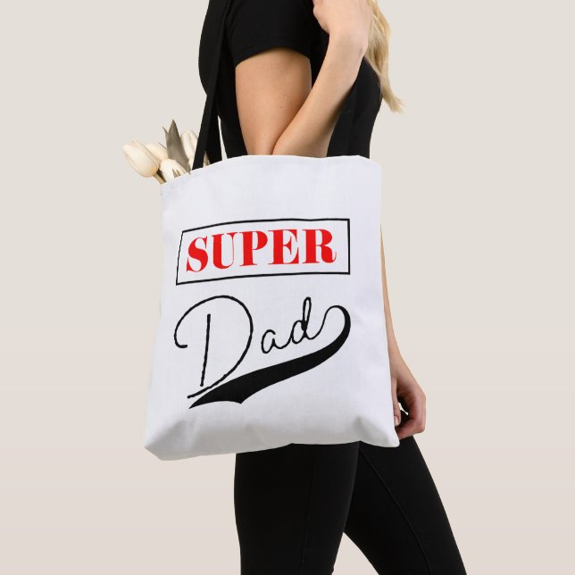 Super Dad  Tote Bag (Close Up)