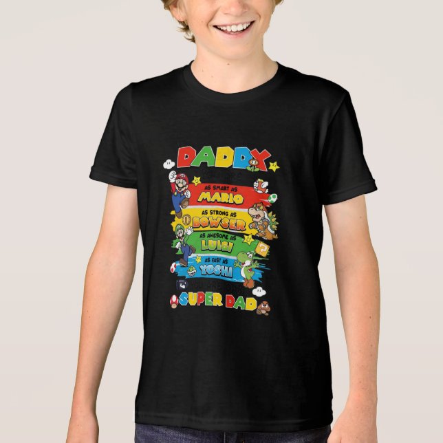 Super Dad Tribute Tri-Blend Shirt (Front)