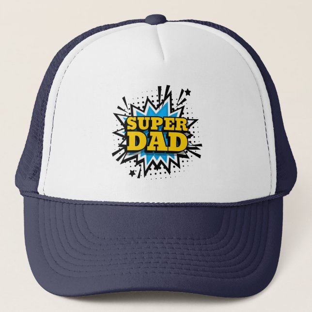 Super Dad Trucker Hat (Front)