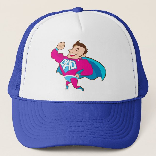 SUPER DAD TRUCKER HAT (Front)