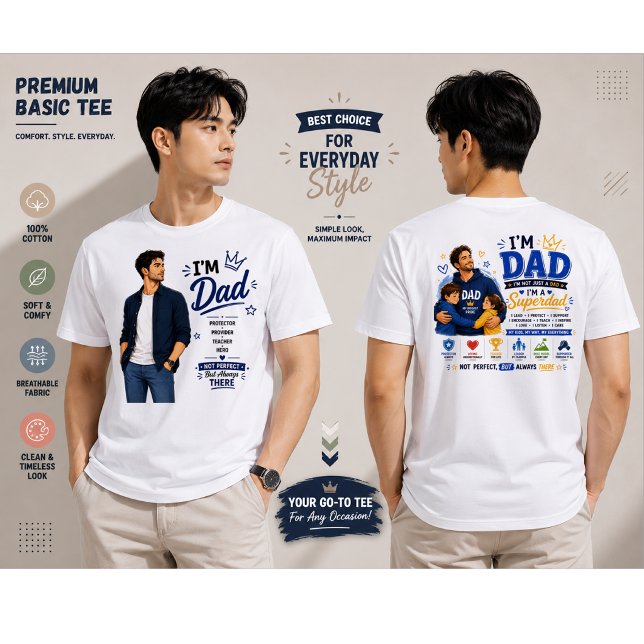 Super Dad Tshirt Design - Father Day's (Creator Uploaded)