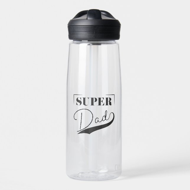 Super Dad Water Bottle (Front)