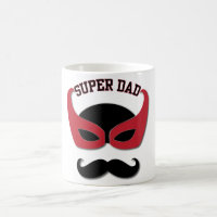 Super Dad With Moustache