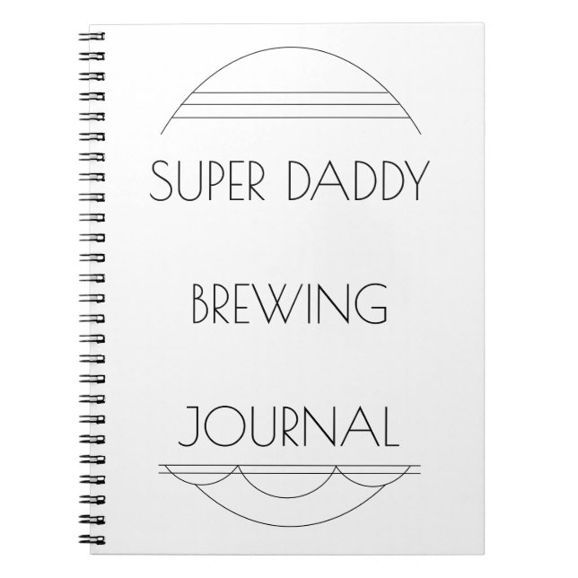 Super Daddy Brewing Journal (Front)