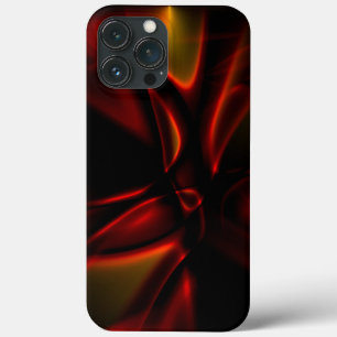 Super dark red weird pieces in silky to misty tone iPhone 13 pro max case