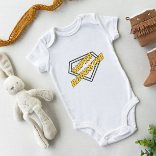 Super Daughter Emblem T-Shirt Baby Bodysuit