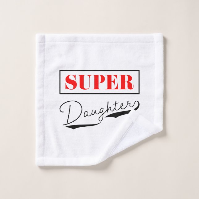 Super Daughter Wash Cloth (Wash Cloth)