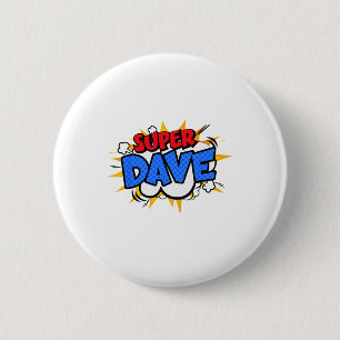 Super Dave Funny Comic Cartoon Fathers Day Persona 6 Cm Round Badge