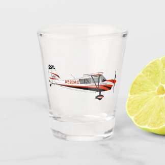 Super Decathlon Aerobatic Aeroplane Shot glass