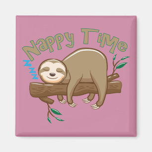 Super Delightful Baby Sloth Magnet