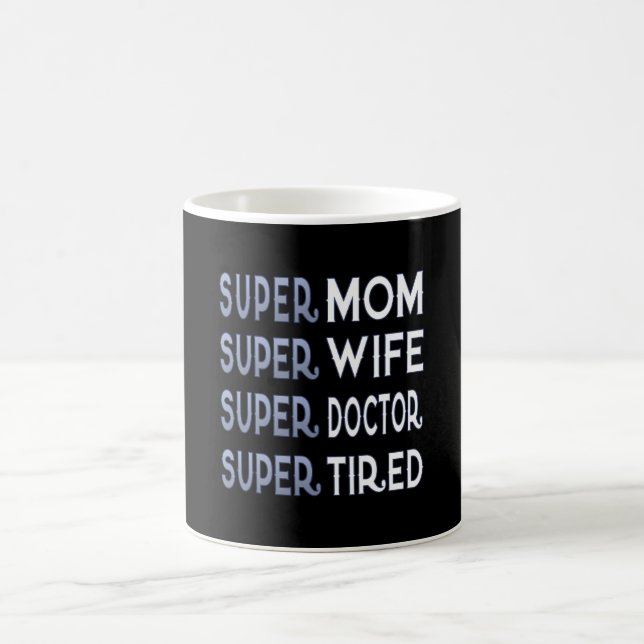 Super Doctor Mum Coffee Mug (Center)