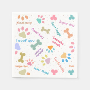 Super dog party napkins