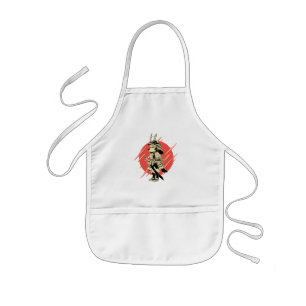 Super Dog Samurai Warrior Kids Apron