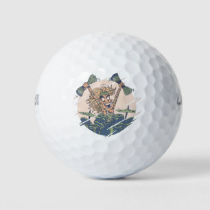 Super Drummer with DRUMSTICKS Play Drum Solo Golf Balls