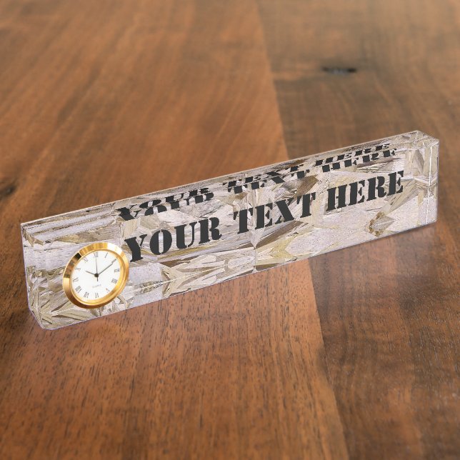 Super Duper Cool OSB Plywood Print Nameplate (Side)