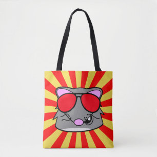 Super Duper Rad Rat Tote Bag