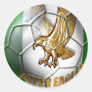 Super Eagles Logo football fans gifts Classic Round Sticker