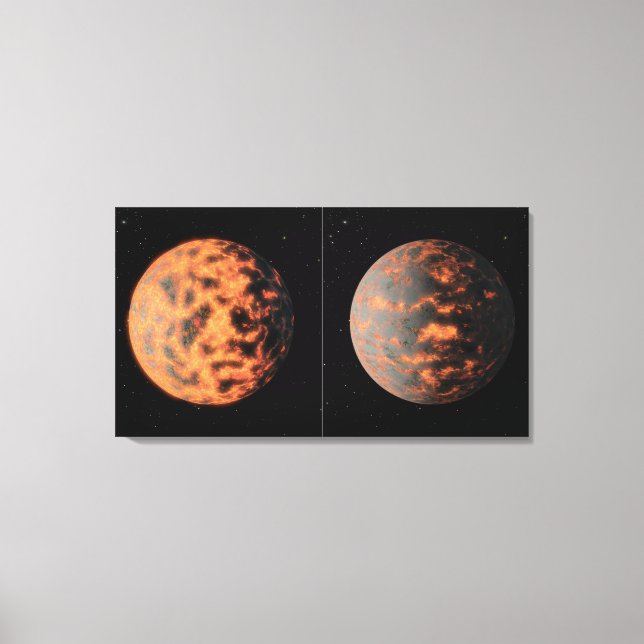 Super-Earth 55 Cancri E Canvas Print (Front)