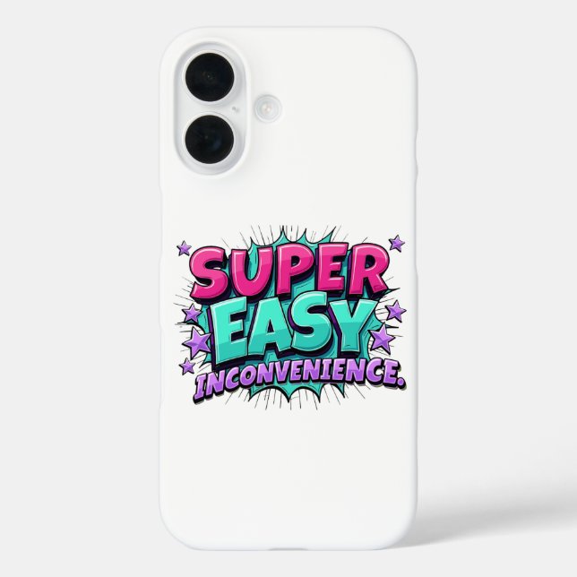Super Easy Barely An Inconvenience Case-Mate iPhone Case (Back)