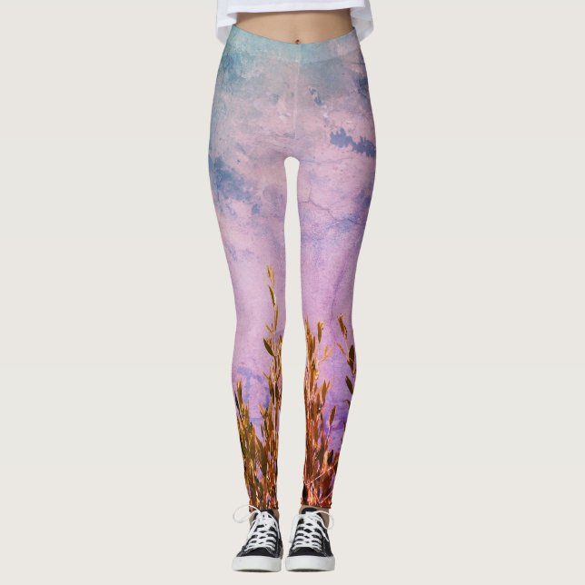 Super eco style stretch ladies leggings (Front)