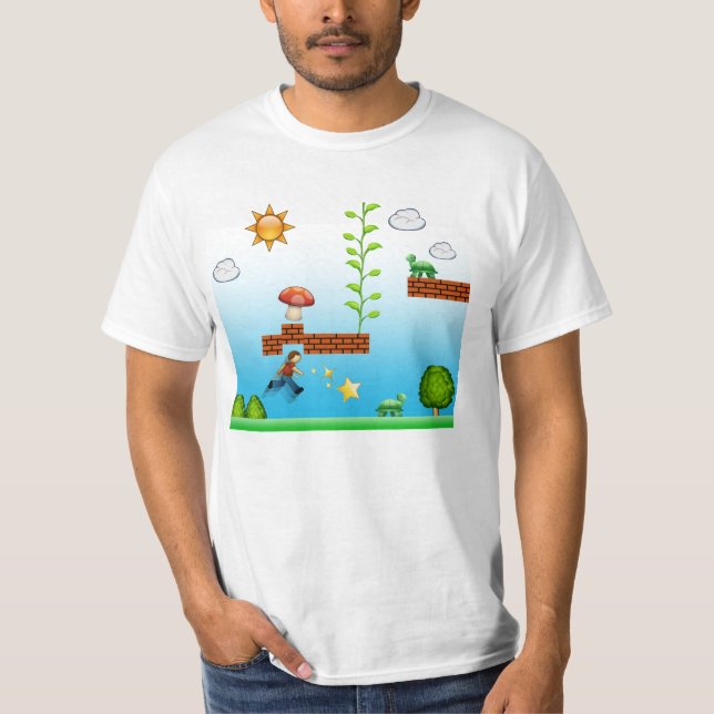 Super Emoji Bros! T-Shirt (Front)
