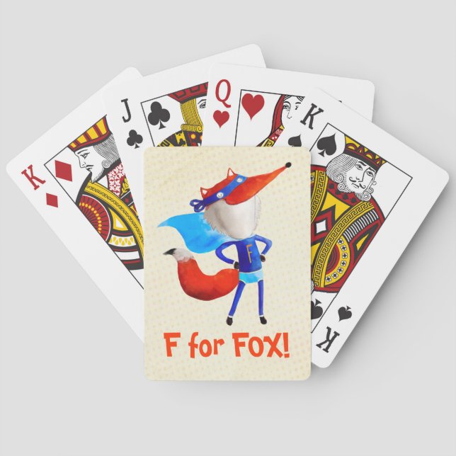 Super Fox Playing Cards (Back)
