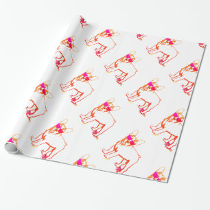 Super Frenchie Bulldog Wrapping Paper