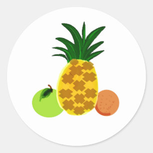 Super Fruits Classic Round Sticker