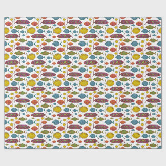 Super Fun Fish  Wrapping Paper